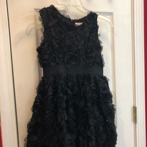 Black flowery dress